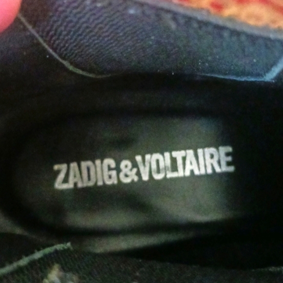 Zadig & Voltaire Studded Western Booties, Size 7 - Picture 9 of 10